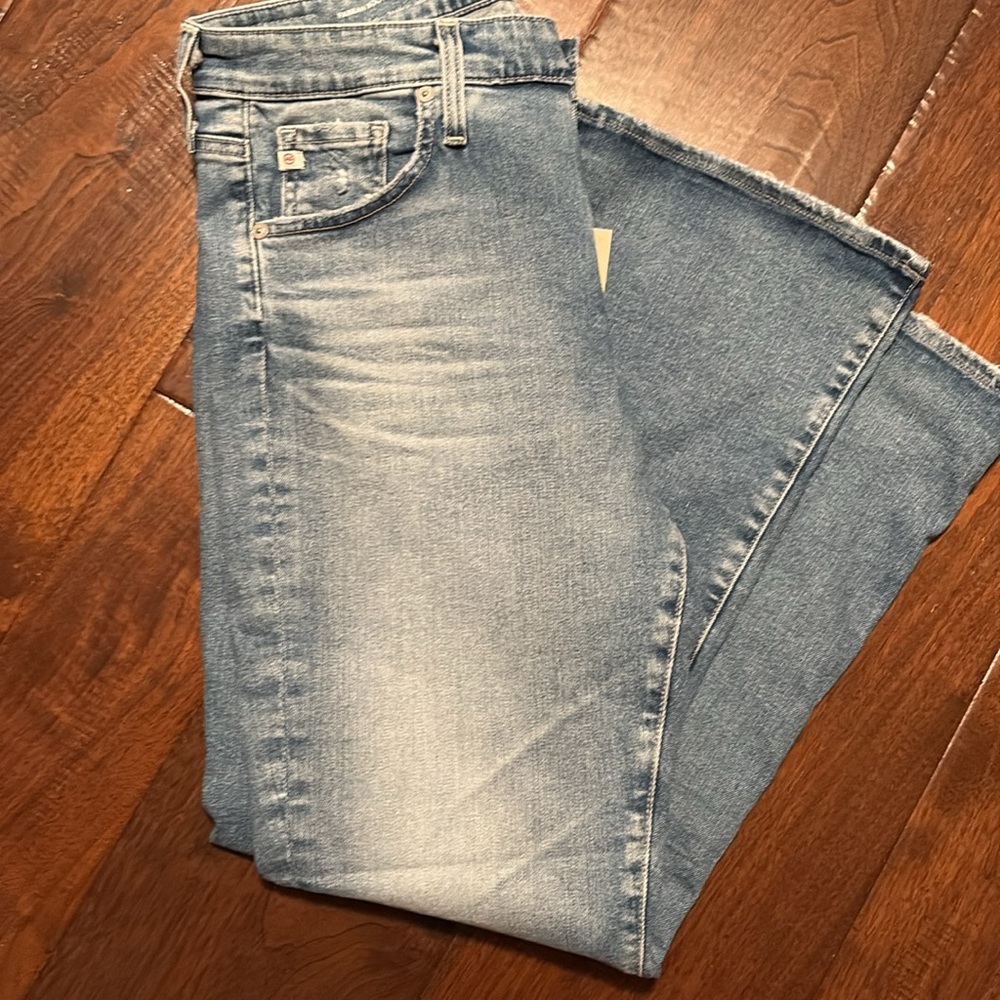 NWT AG-ED Denim 32 Farrah Boot Crop high rise fit - Picture 6 of 7